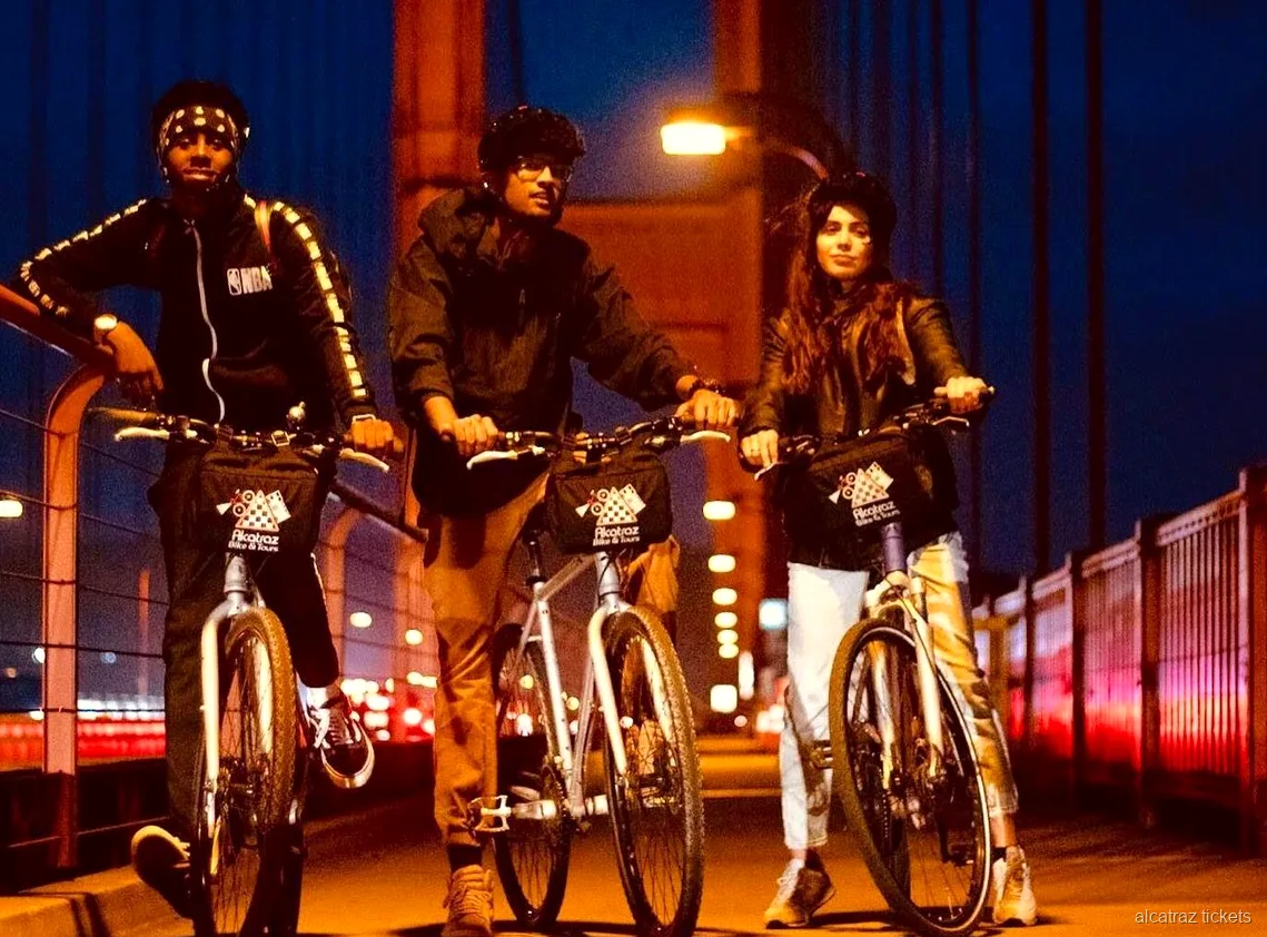 Bike rental included with Alcatraz tickets near Union Square in San Francisco