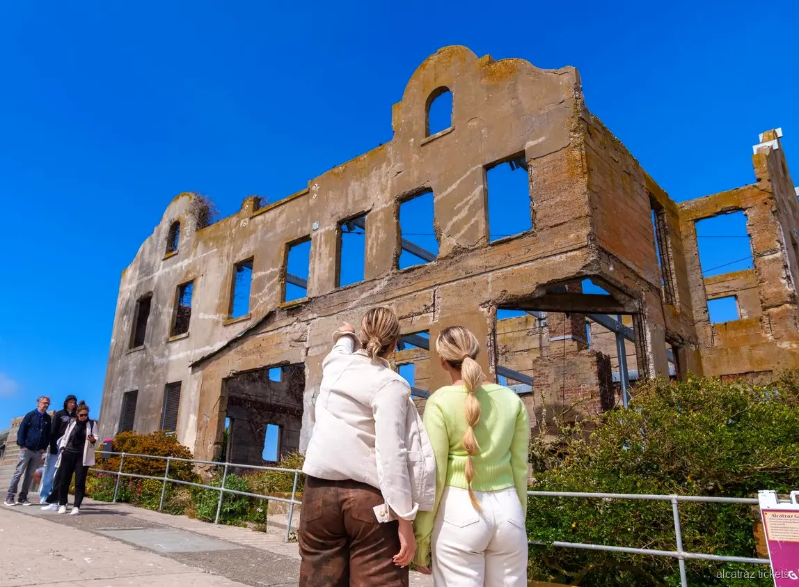 Zellentrakt auf Alcatraz Island, enthalten in den Alcatraz Fähre Tickets