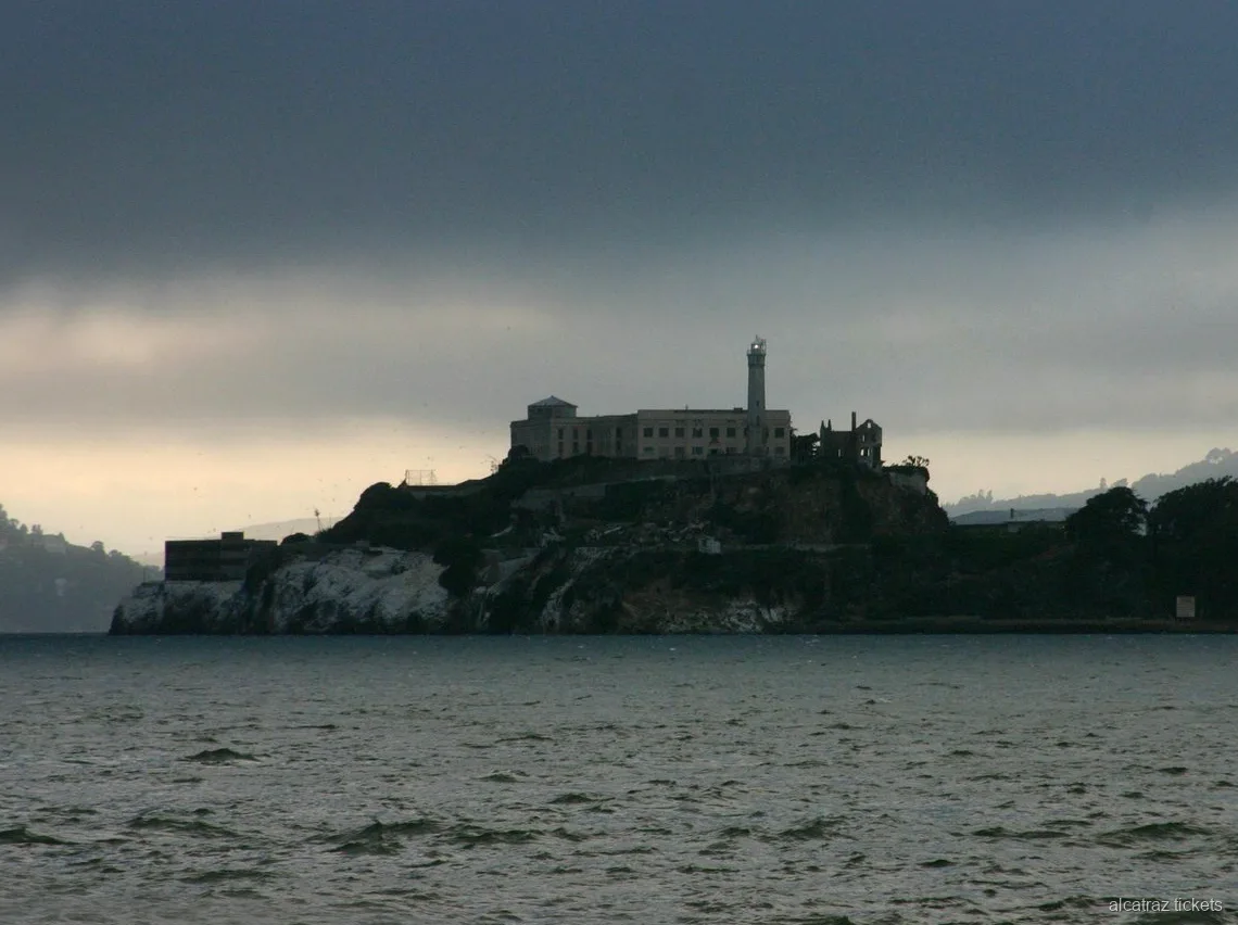 Alcatraz Island cell block included in the night tour ticket