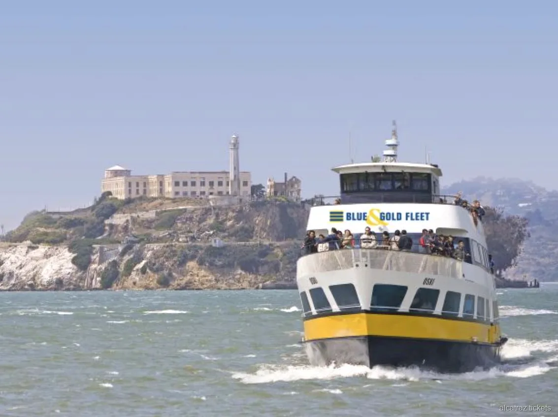 Skyline de San Francisco vue depuis la croisière incluse avec les billets Alcatraz