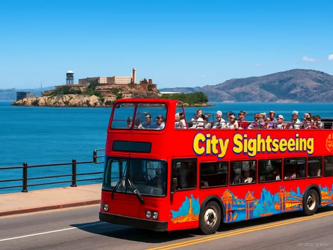 Bus hop-on hop-off inclòs amb les entrades del bus turístic d'Alcatraz a San Francisco